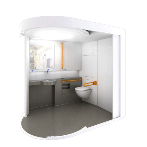 Wabtec Toliet Cabin