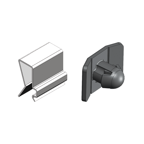 EdgeGard® Roof Clips & Push-in Fasteners