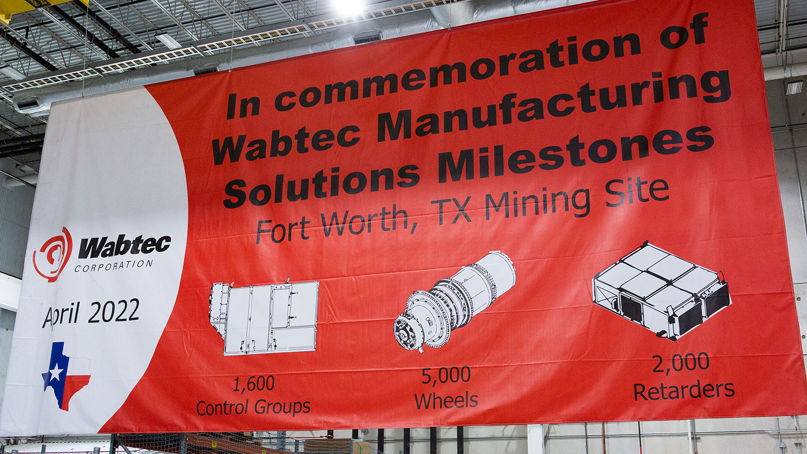 Wabtec’s Fort Worth Plant Celebrates its 5,000th Mining Wheel Delivery