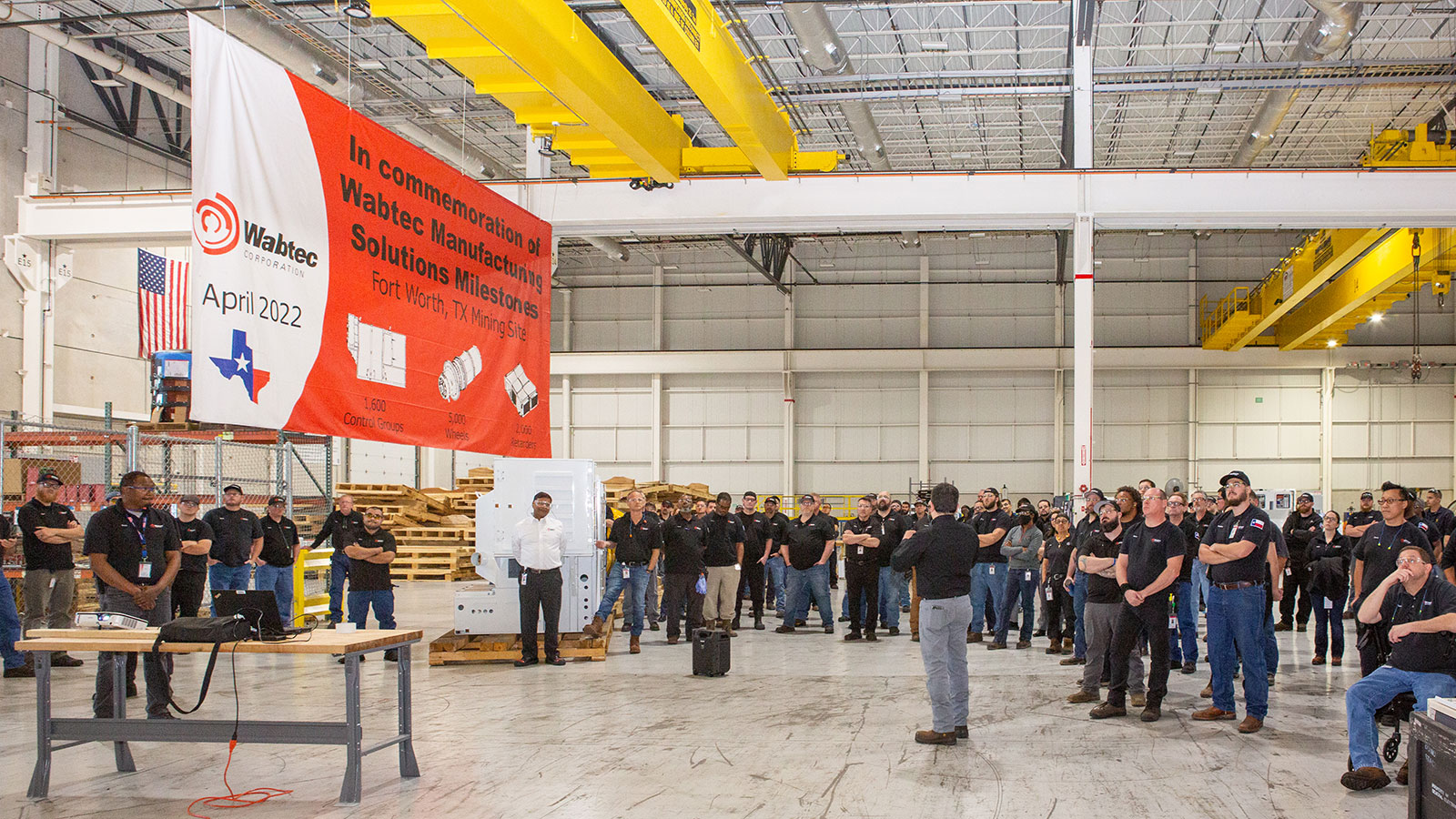 Wabtec’s Fort Worth Plant Celebrates its 5,000th Mining Wheel Delivery