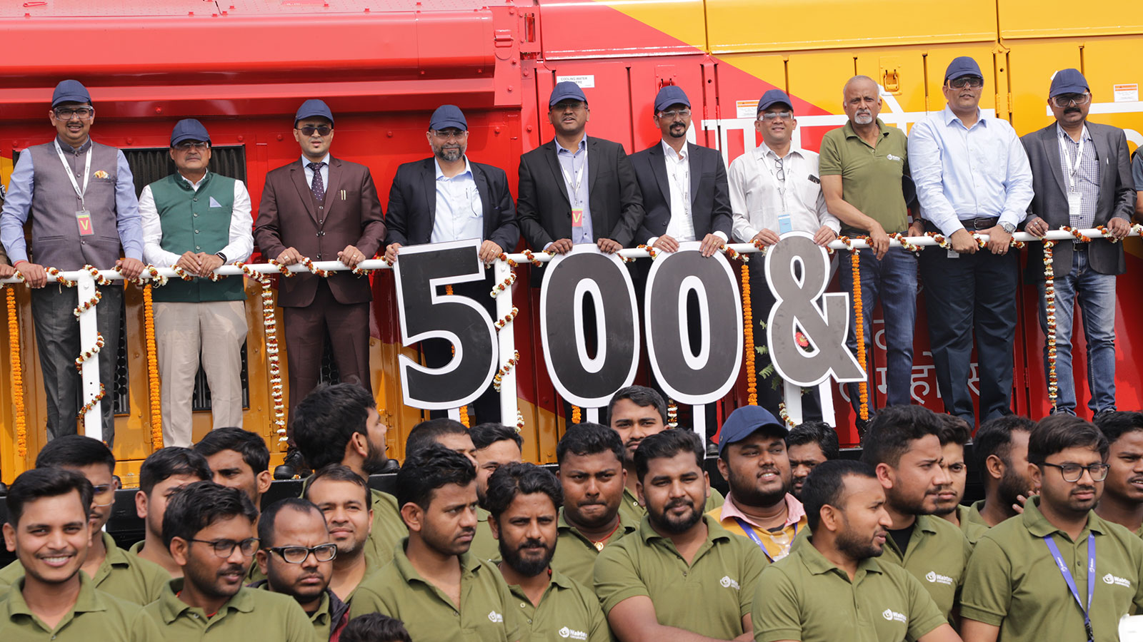 Wabtec Delivers the 500th Evolution Series Locomotive to Indian Railways