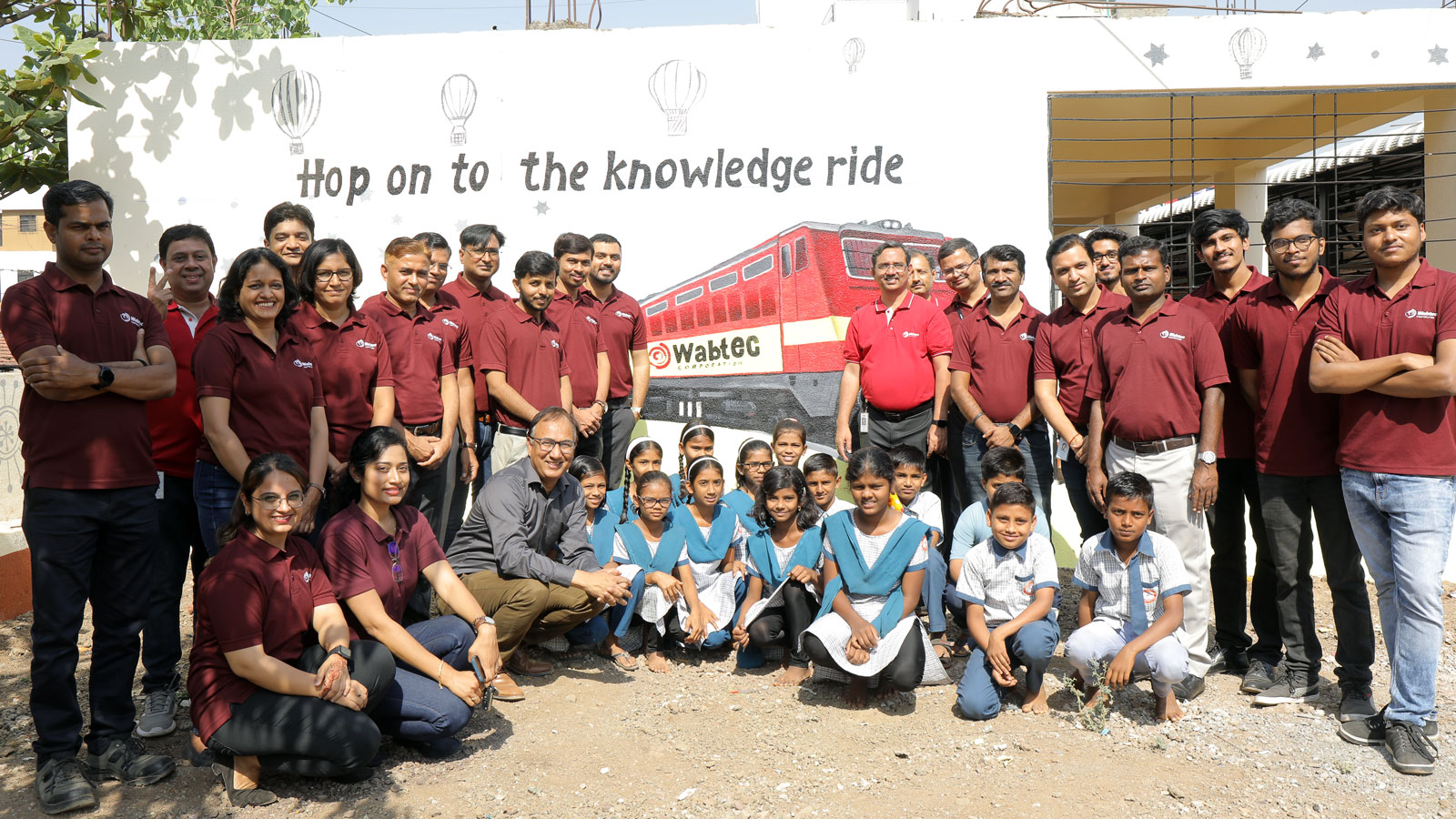 Wabtec and Ennoble Partner to Refurbish a School in Pune