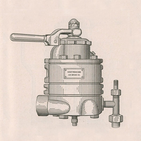 George Westinghouse Air Brake US Patent No. 124405