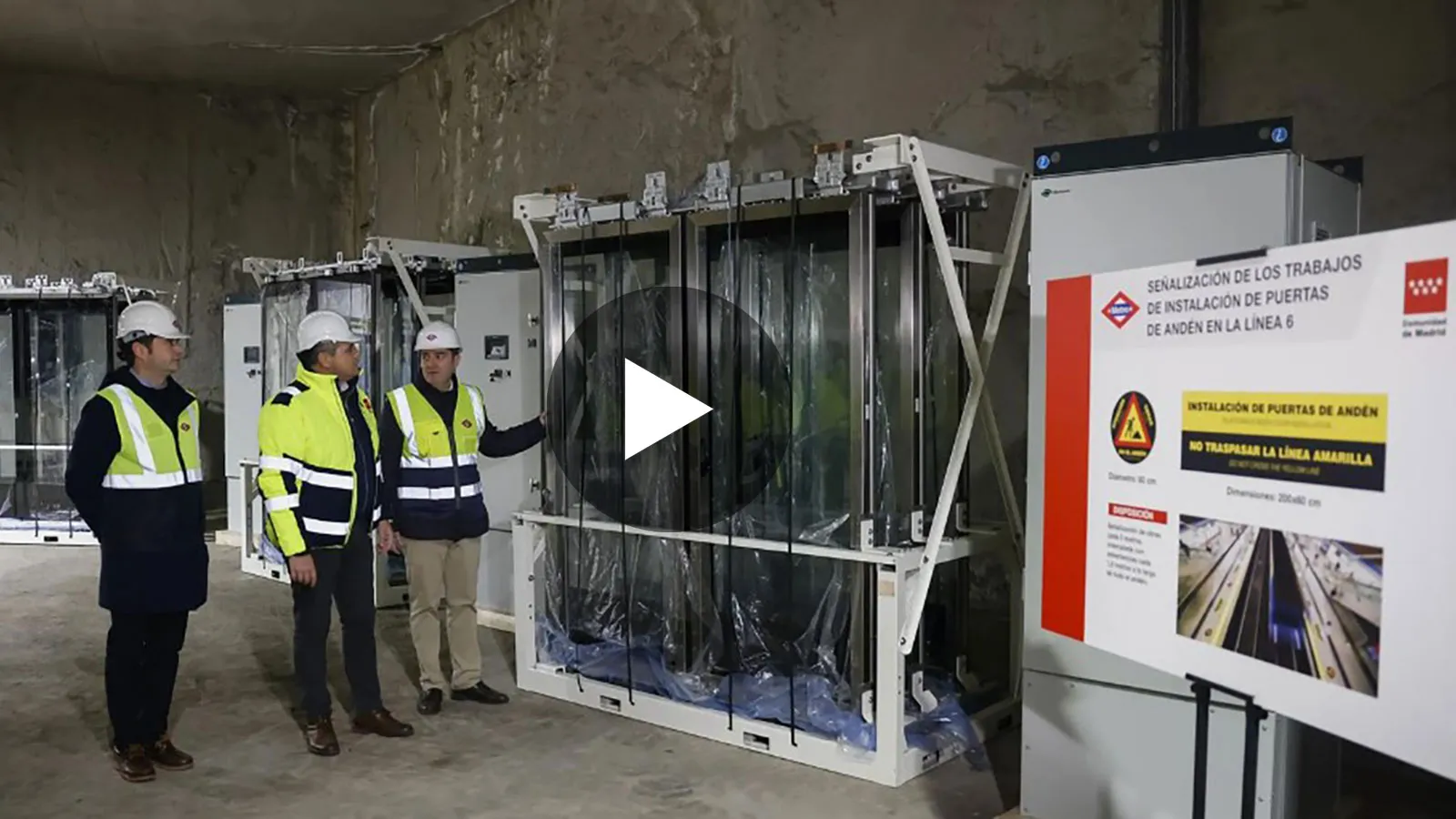 People Powering Possible︱Metro Madrid Platform Screen Doors