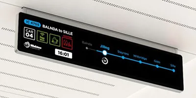 iSmart Ceiling Display︱Wabtec Corporation