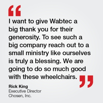 Caring for Our Communities│Wabtec Corporation