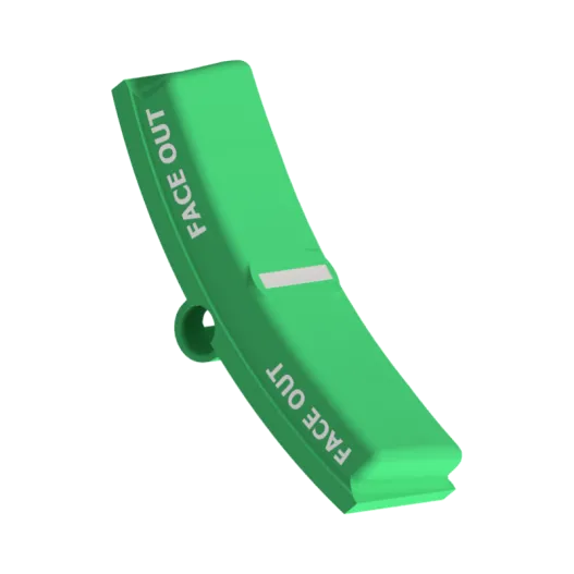 FlangeGuard™ TreadGuard® Beam-Centering Brake Shoes