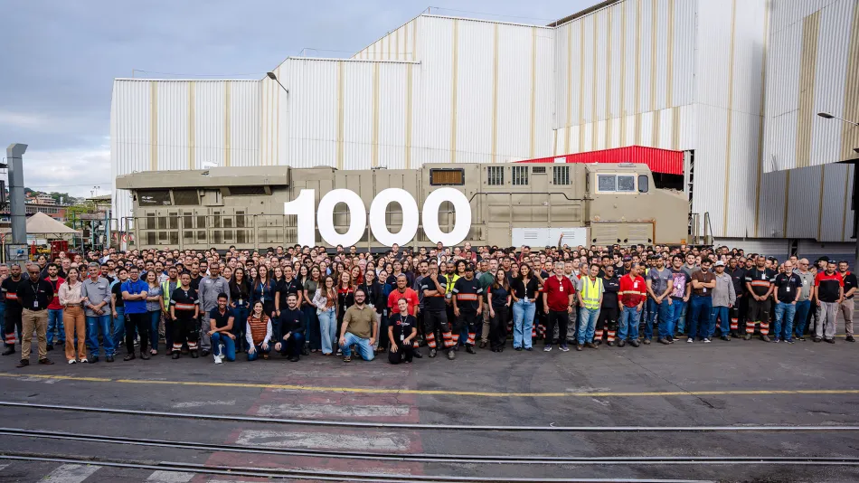 Wabtec’s Contagem Plant Celebrates its 1,000th Locomotive